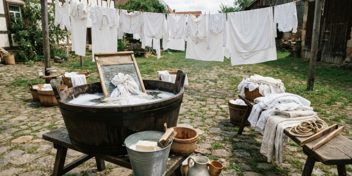 Museumspädagogisches Angebot: Waschen wie vor 150 Jahren – mit Helene Dagmar Sommer