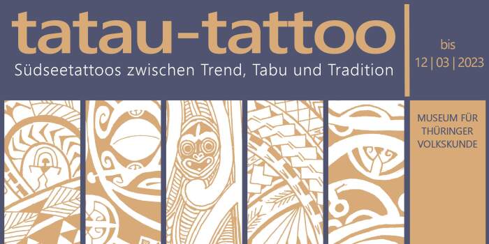 Interner Verweis: Kurzführung durch die Sonderausstellung tatau - tattoo: Südseetattoos zwischen Trend, Tabu und Tradition