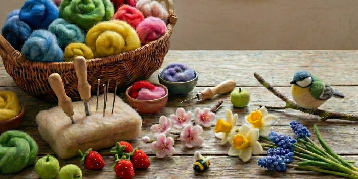 Filznadel-Zauber im Frühling – mit Ute Herre